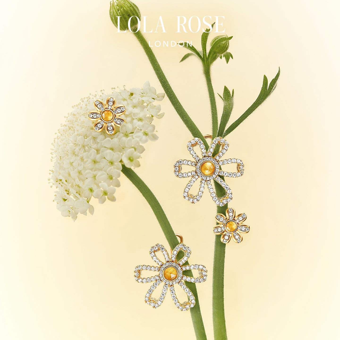 Daisy Statement Earrings (Shipping from March 21th)
